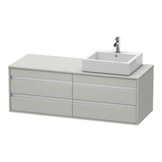 Duravit Waschtischunterschrank Ketho 140x55x49,6cm, f AWT, 4 La, B R, bg ma