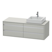 Duravit Waschtischunterschrank Ketho 140x55x49,6cm, f AWT, 4 La, B R, bg ma