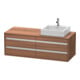 Duravit Waschtischunterschrank Ketho 140x55x49,6cm, f AWT, 4 La, B R, N Nat-1
