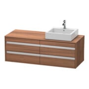 Duravit Waschtischunterschrank Ketho 140x55x49,6cm, f AWT, 4 La, B R, N Nat