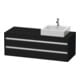 Duravit Waschtischunterschrank Ketho 140x55x49,6cm, f AWT, 4 La, B re, Ei sw-1