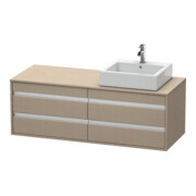 Duravit Waschtischunterschrank Ketho 140x55x49,6cm, f AWT, 4 La, B re, lei