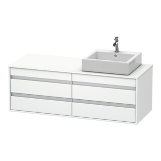 Duravit Waschtischunterschrank Ketho 140x55x49,6cm, f AWT, 4 La, B re, we ma