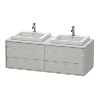 Duravit Waschtischunterschrank Ketho 140x55x49,6cm, f EWT, 4 La, B bs, bg ma