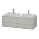 Duravit Waschtischunterschrank Ketho 140x55x49,6cm, f EWT, 4 La, B bs, bg ma-1
