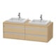Duravit Waschtischunterschrank Ketho 140x55x49,6cm, f EWT, 4 La, B bs, Ei Nat-1