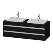 Duravit Waschtischunterschrank Ketho 140x55x49,6cm, f EWT, 4 La, B bs, Ei sw