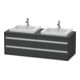 Duravit Waschtischunterschrank Ketho 140x55x49,6cm, f EWT, 4 La, B bs, gr ma