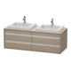 Duravit Waschtischunterschrank Ketho 140x55x49,6cm, f EWT, 4 La, B bs, lei-1