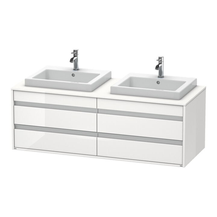 Duravit Waschtischunterschrank Ketho 140x55x49,6cm, f EWT, 4 La, B bs, Tau