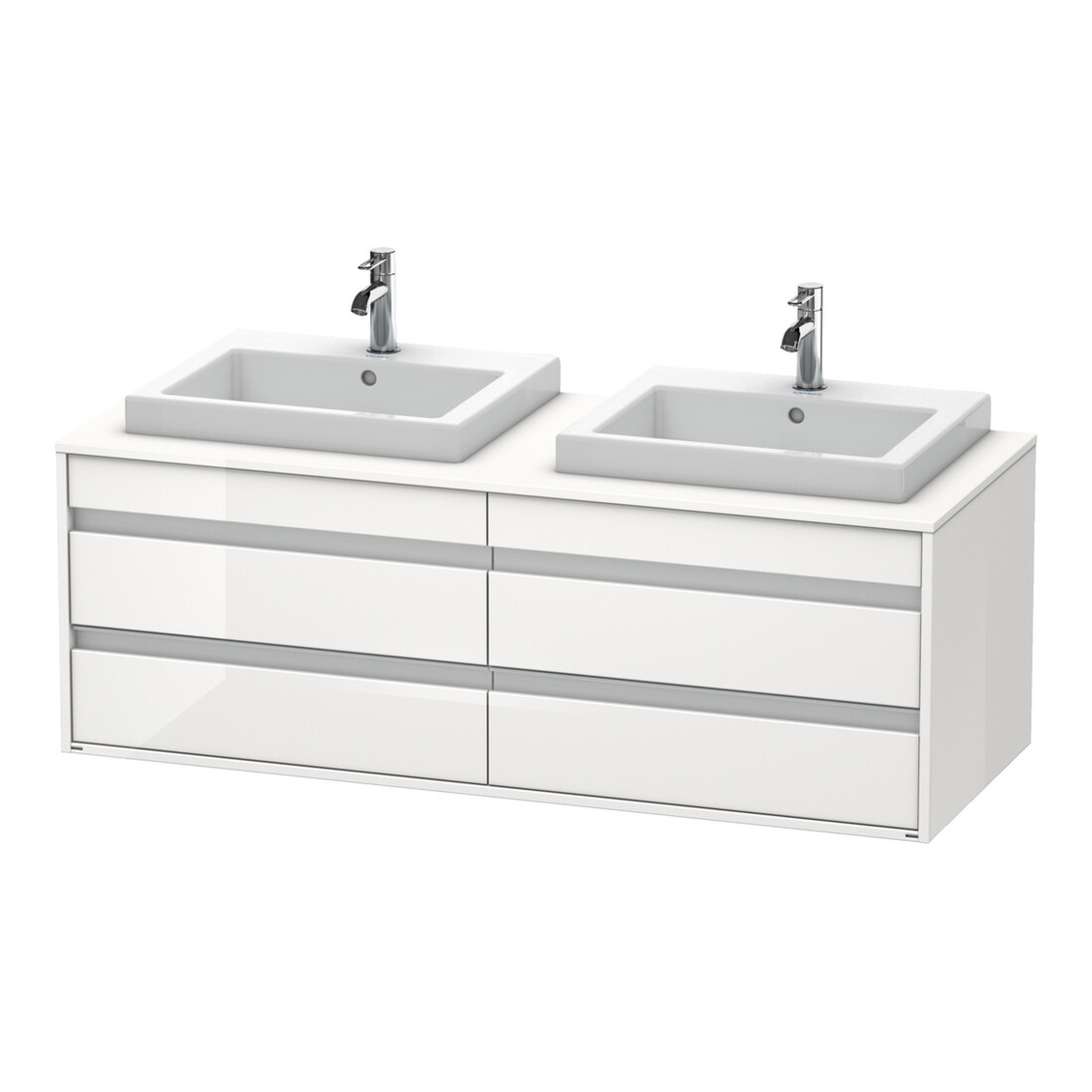 Duravit Waschtischunterschrank Ketho 140x55x49,6cm, f EWT, 4 La, B bs, Tau