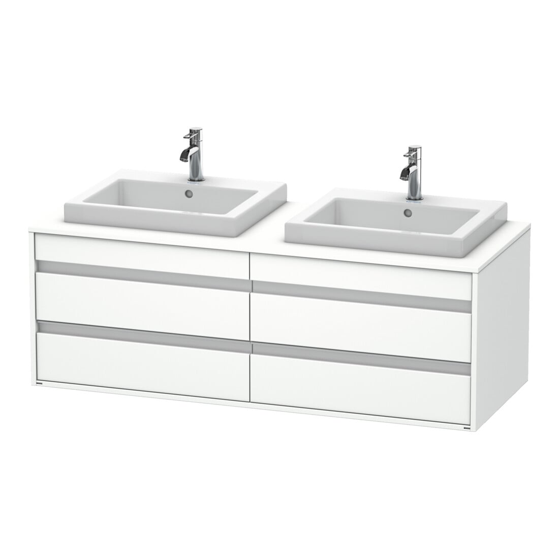 Duravit Waschtischunterschrank Ketho 140x55x49,6cm, f EWT, 4 La, B bs, we ma