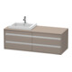 Duravit Waschtischunterschrank Ketho 140x55x49,6cm, f EWT, 4 La, B L, bas. ma-1