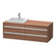 Duravit Waschtischunterschrank Ketho 140x55x49,6cm, f EWT, 4 La, B L, N Nat-1