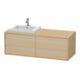 Duravit Waschtischunterschrank Ketho 140x55x49,6cm, f EWT, 4 La, B li, Ei Nat-1