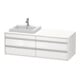 Duravit Waschtischunterschrank Ketho 140x55x49,6cm, f EWT, 4 La, B li, we hgl-1