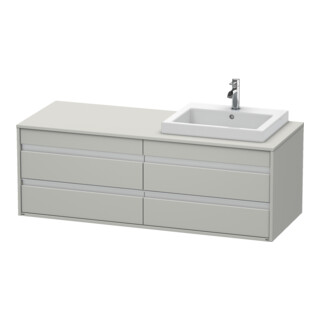 Duravit Waschtischunterschrank Ketho 140x55x49,6cm, f EWT, 4 La, B R, bg ma