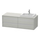 Duravit Waschtischunterschrank Ketho 140x55x49,6cm, f EWT, 4 La, B R, bg ma-1