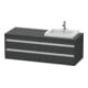 Duravit Waschtischunterschrank Ketho 140x55x49,6cm, f EWT, 4 La, B R, gr ma-1