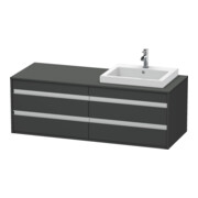 Duravit Waschtischunterschrank Ketho 140x55x49,6cm, f EWT, 4 La, B R, gr ma
