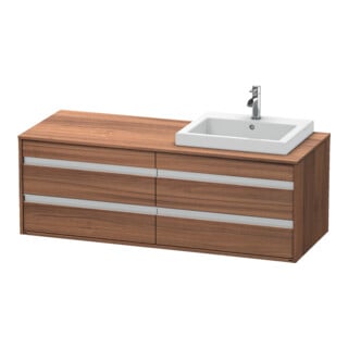 Duravit Waschtischunterschrank Ketho 140x55x49,6cm, f EWT, 4 La, B R, N Nat