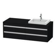 Duravit Waschtischunterschrank Ketho 140x55x49,6cm, f EWT, 4 La, B re, Ei sw-1