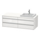 Duravit Waschtischunterschrank Ketho 140x55x49,6cm, f EWT, 4 La, B re, we hgl