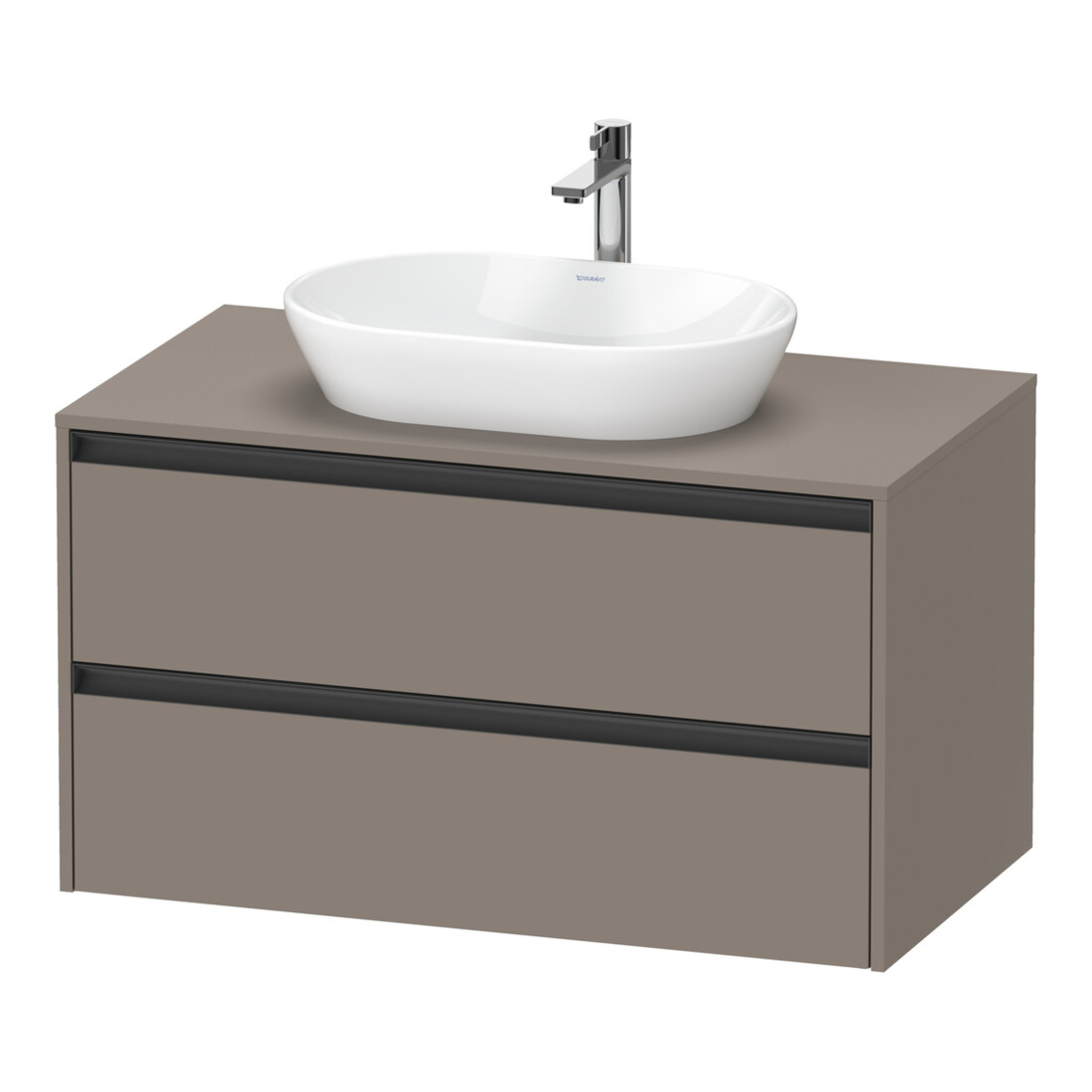 Duravit Waschtischunterschrank Ketho.2 100x55cm, ba m, Pl m 1 Ausschn, wandhängend