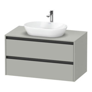 Duravit Waschtischunterschrank Ketho.2 100x55cm, bg m, Pl m 1 Ausschn, wandhängend