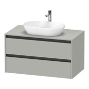Duravit Waschtischunterschrank Ketho.2 100x55cm, bg m, Pl m 1 Ausschn, wandhängend-1