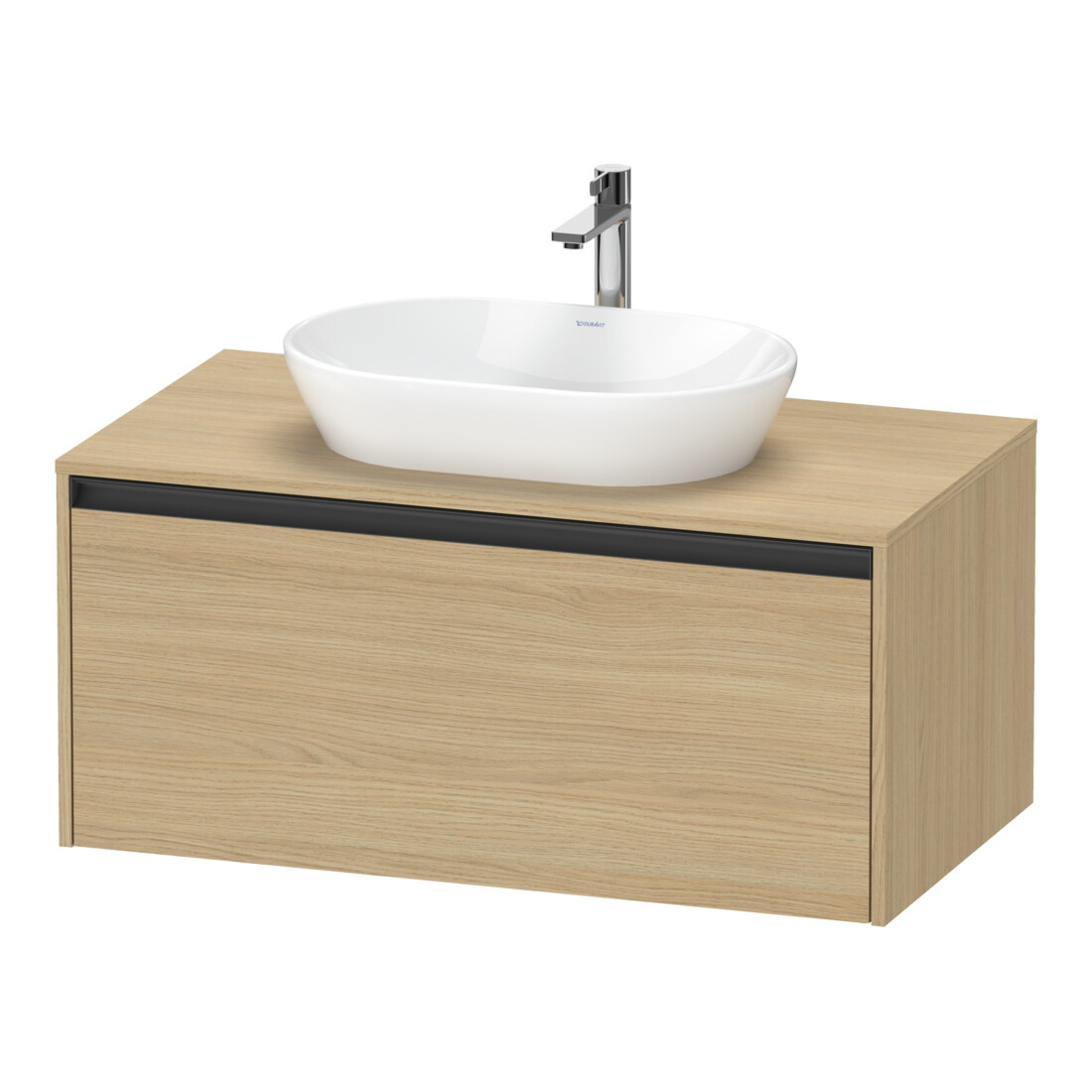 Duravit Waschtischunterschrank Ketho.2 100x55cm, E N, Pl m 1 Ausschn, wandhängend