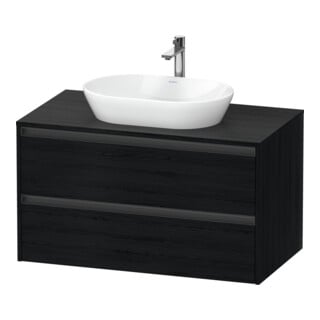 Duravit Waschtischunterschrank Ketho.2 100x55cm, E s, Pl m 1 Ausschn, wandhängend