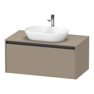Duravit Waschtischunterschrank Ketho.2 100x55cm, lei, Pl m 1 Ausschn, wandhängend