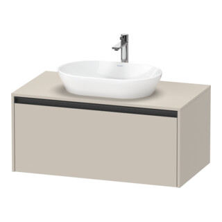 Duravit Waschtischunterschrank Ketho.2 100x55cm, T m, Pl m 1 Ausschn, wandhängend