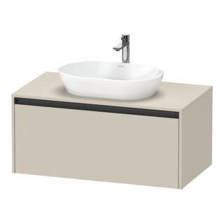 Duravit Waschtischunterschrank Ketho.2 100x55cm, T m, Pl m 1 Ausschn, wandhängend