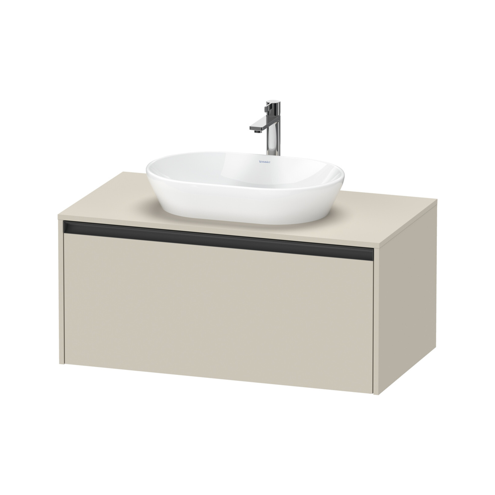 Duravit Waschtischunterschrank Ketho.2 100x55cm, T m, Pl m 1 Ausschn, wandhängend