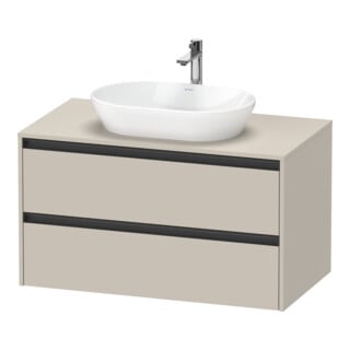 Duravit Waschtischunterschrank Ketho.2 100x55cm, T m, Pl m 1 Ausschn, wandhängend