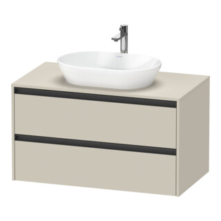 Duravit Waschtischunterschrank Ketho.2 100x55cm, T m, Pl m 1 Ausschn, wandhängend