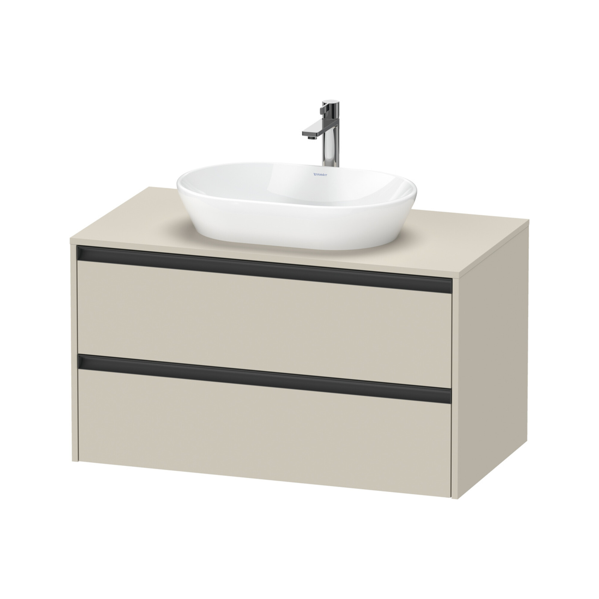 Duravit Waschtischunterschrank Ketho.2 100x55cm, T m, Pl m 1 Ausschn, wandhängend