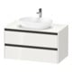 Duravit Waschtischunterschrank Ketho.2 100x55cm, w g, Pl m 1 Ausschn, wandhängend-1
