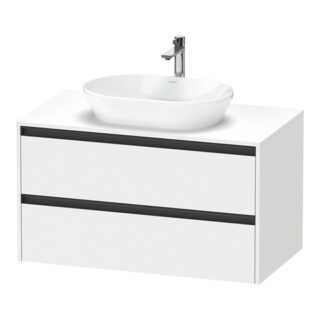 Duravit Waschtischunterschrank Ketho.2 100x55cm, w m, Pl m 1 Ausschn, wandhängend