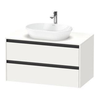 Duravit Waschtischunterschrank Ketho.2 100x55cm, w m, Pl m 1 Ausschn, wandhängend