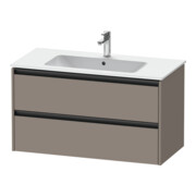 Duravit Waschtischunterschrank Ketho.2 101x48cm, bas. ma, 2 Schub., wandhängend