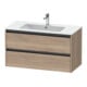 Duravit Waschtischunterschrank Ketho.2 101x48cm, Ei marm., 2 Schub., wandhängend-1