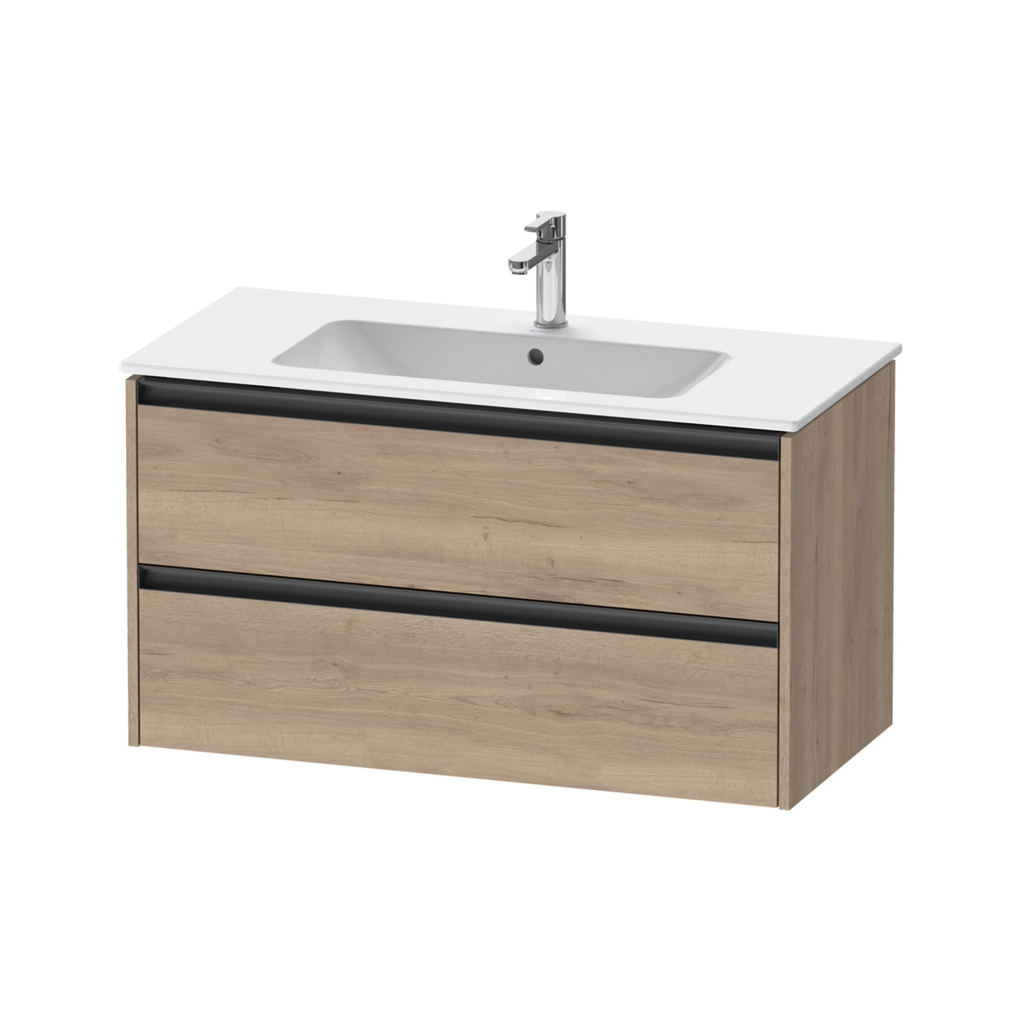 Duravit Waschtischunterschrank Ketho.2 101x48cm, Ei marm., 2 Schub., wandhängend