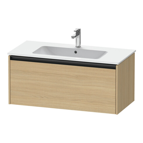 Duravit Waschtischunterschrank Ketho.2 101x48cm, Ei Nat, 1 Auszug, wandhängend