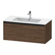 Duravit Waschtischunterschrank Ketho.2 101x48cm, Nussb dkl., 1 Ausz., wandhängend