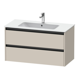 Duravit Waschtischunterschrank Ketho.2 101x48cm, Tau ma, 2 Schub., wandhängend