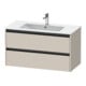 Duravit Waschtischunterschrank Ketho.2 101x48cm, Tau ma, 2 Schub., wandhängend-1