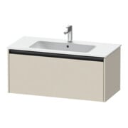 Duravit Waschtischunterschrank Ketho.2 101x48cm, Tau matt, 1 Ausz., wandhängend